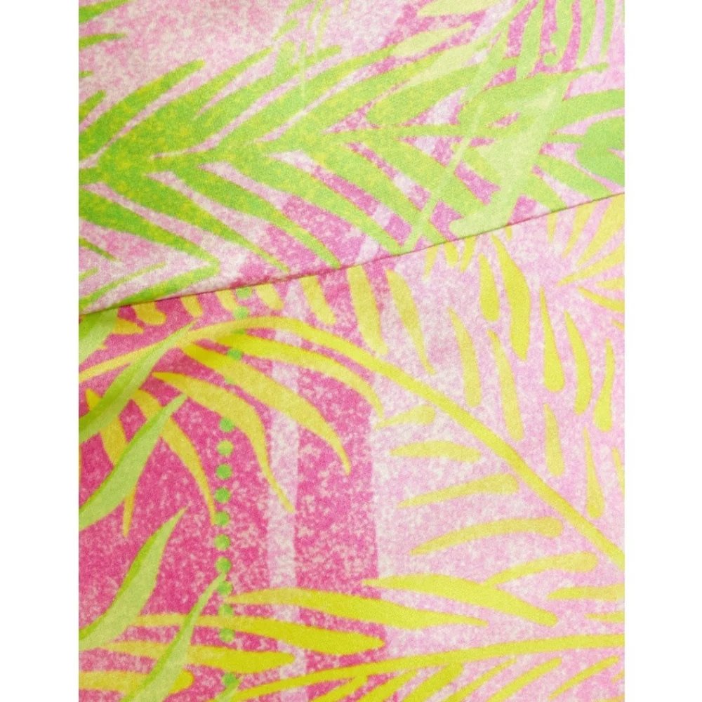 Retrofête silk palm dress - Picture 3 of 11